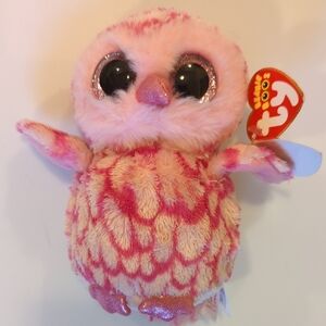 Ty Pink Owl Plush Toy